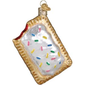 image shows Old World Christmas Ornament | Toaster Pastry against a blank, white background
