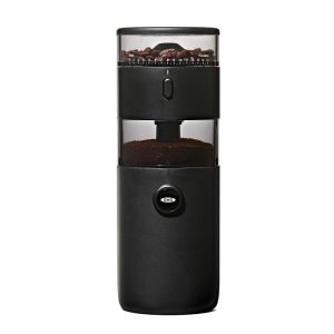 image shows OXO Brew Compact Conical Burr Coffee Grinder against a blank, white background