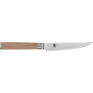 image shows Shun Classic Blonde 4.75" Steak Knife against a blank, white background