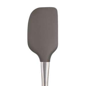 Tovolo Regular Flex-Core Spatula & Stainless Steel Handle | Charcoal