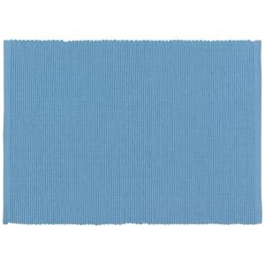 image shows Now Designs by Danica Spectrum Placemat | French Blue against a blank, white background