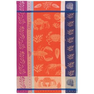  image shows Now Designs by Danica Jacquard Dishtowel Daily Catch against a blank, white background