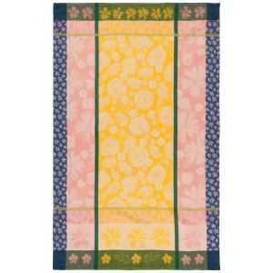 image shows Now Designs by Danica Jacquard Dishtowel | Full Bloom against a blank, white background