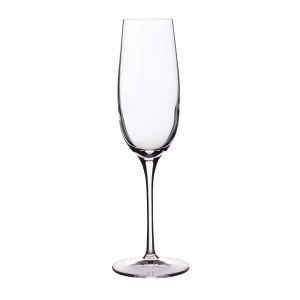 image shows Luigi Bormioli Crescendo Champagne Flute Glasses (Set of 4) | 8.25oz against a blank, white background