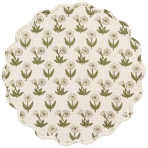 image shows Danica Heirloom Placemat | Bloom against a blank, white background
