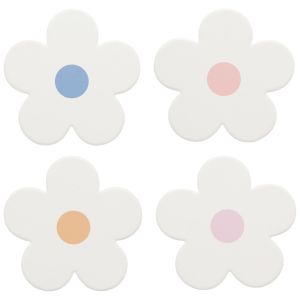 image shows Danica Jubilee Coaster (Set of 4) | Daisy Soak Up  against a blank, white background