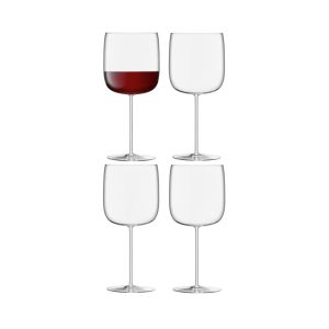 image shows LSA Borough Grand Cru Glasses (Set of 4) | 22oz against a blank, white background