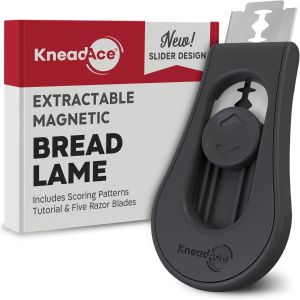 image shows KneadAce Bread Lame | Gray against a blank, white background
