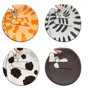 image shows Danica Jubilee Trinket Trays (Set of 4) | Meow & Furever  against a blank, white background