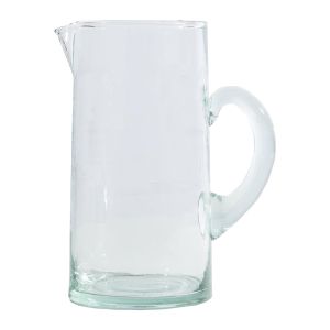 image shows Verve Culture Moroccan Cone Jug | Clear  against a blank, white background