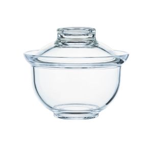 image shows HARIO 600ml Glass Rice Bowl against a blank, white background
