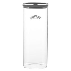  image shows Kilner Fresh Storage Square Jar | 118oz against a blank, white background