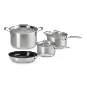 Le Creuset Essential Stainless Steel 7-Piece Cookware Set