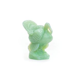 Mosser Glass 2.5" Turkey Figurine (Jadeite)