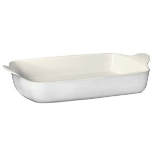  image shows Emile Henry Modern Classics 5 Qt. Extra Large Rectangular Baker | Sugar against a blank, white background