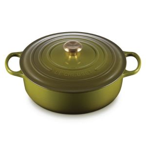Le Creuset 6.75 Qt. Signature Round Wide Dutch Oven (Olive)