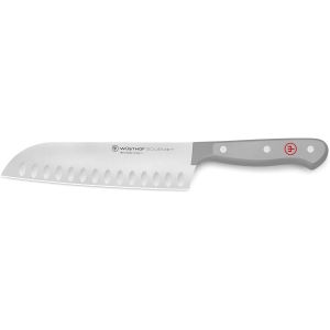 image shows WÜSTHOF Gourmet 7" Santoku Knife | Grey against a blank, white background