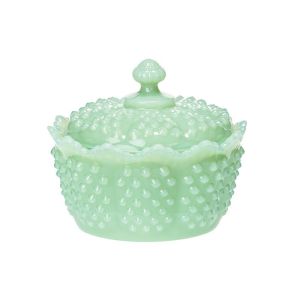 Mosser Glass Gigi Collection Hobnail Butter Tub | Jadeite