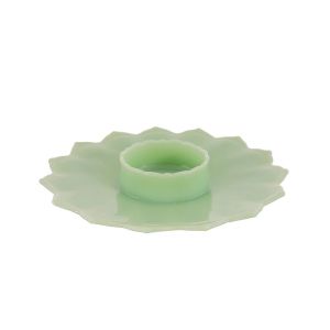 Mosser Glass Gigi Collection Chip & Dip Platter | Jadeite