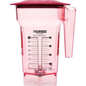 Reb FourSide Jar Blendtec