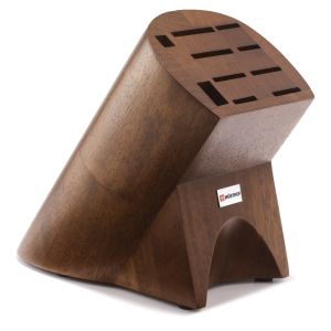 WÜSTHOF 10-Slot Knife Block (Burmese Walnut)