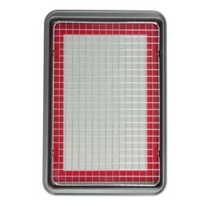 Trudeau 3-Piece Cookie Sheet, Cooling Rack, and Baking Mat Set