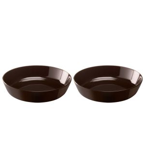   image shows LSA Collective Starter/Pasta Bowls (Set of 2) | Mocha against a blank, white background