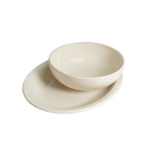 Fiesta® 2-Piece Serve Set | Linen against a clean white background shot from the side