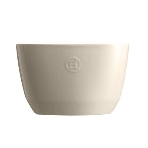 image shows Emile Henry 2 Qt. Small Salad Bowl | Clay against a blank, white background