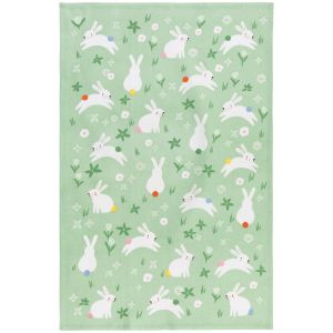  image shows Danica Jubilee Dishtowel | Happy Hops against a blank, white background