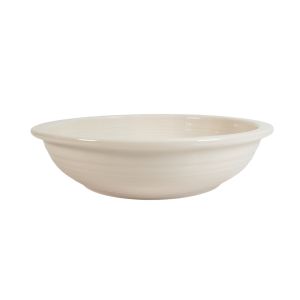 Fiesta® 34oz Classic Rim Individual Pasta Bowl | Linen against a clean white background shot from the side