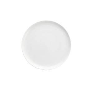 image shows Fortessa Modern Coupe 10.5" Dinner Plate | White  against a blank, white background
