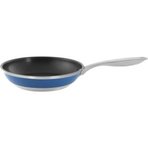 image shows Chantal Stripes 10" Nonstick Fry Pan against a blank, white background