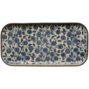 image shows Danica Heirloom Element 12" Serving Platter | Calendula against a blank, white background
