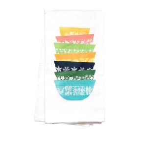 image shows Twinkl Toast Pyrex Sparkle 2-Piece Tea Towels against a blank, white background