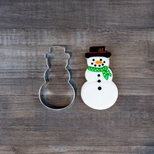 Ann Clark 4-inch Steel Snowman Cookie Cutter - 8196A
