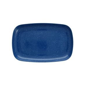 Fortessa Camp Melamine Coupe 14" x 9" Platter | Blue