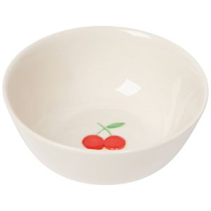 image shows Danica Jubilee Petite Motif 11oz Embossed Bowl | Cherry  against a blank, white background