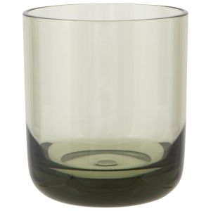  image shows Now Designs by Danica 13oz Acrylic DOF Glass | Verdant against a blank, white background