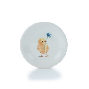 Fiesta® 7.25" Round Salad Plate | Breezy Floral Easter Chick