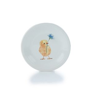 Fiesta® 7.25" Round Salad Plate (Breezy Floral Easter Chick)