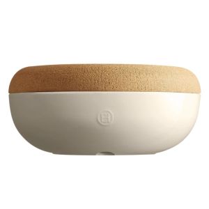 Emile Henry Large Storage Bowl | Clay Against a Plain White Background
