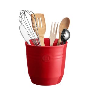 Emile Henry Large Utensil Pot | Burgundy
