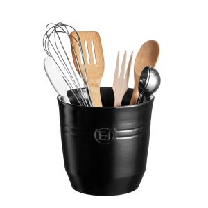Emile Henry Large Utensil Pot | Truffle
