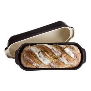 Emile Henry Italian Bread Loaf Baker | Charcoal