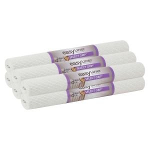 Duck Brand Easy Liner Select Grip 20" x 6' Shelf Liner (6-Pack) | White