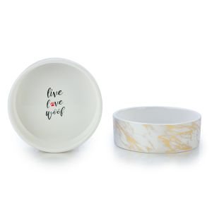 Park Life Designs 6.25" Daze Medium Pet Bowls | Set of 2
