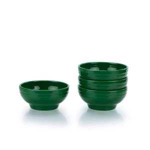 Fiesta® 4-Piece 14oz Small Footed Bowl Set | Jade
