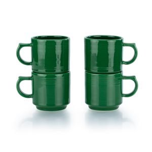 Fiesta® 4-Piece 16oz Stackable Mug Set | Jade
