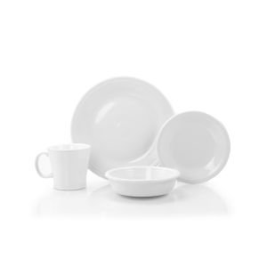 Fiesta® 16-Piece Classic Dinnerware Set with Tapered Mugs | White
